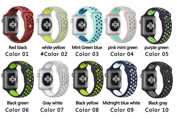 Light Flexible Silicone Watch Strap