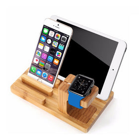 Real Bamboo Docking Stand