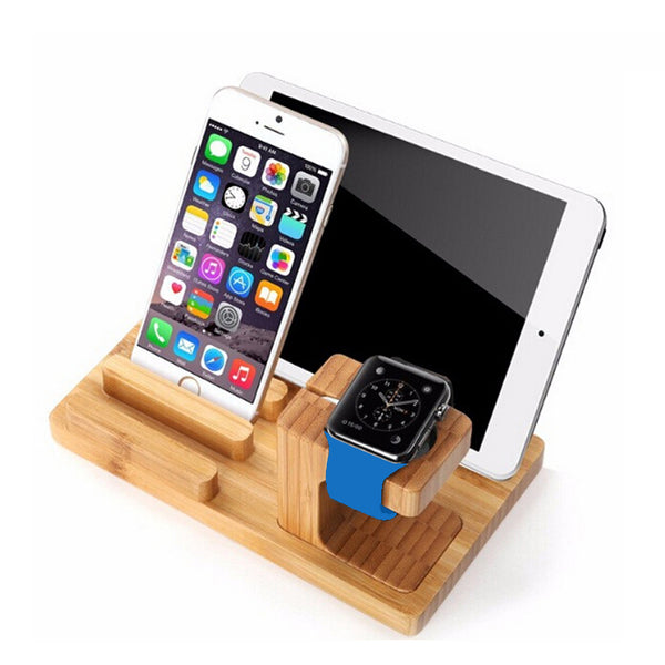 Real Bamboo Docking Stand